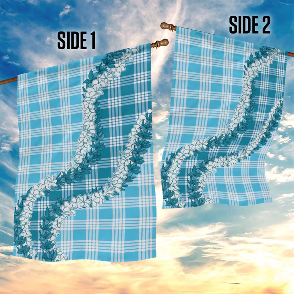 Blue Hawaii Palaka Garden Flag Hawaiian Honohono Lei LT05 - Polynesian Pride