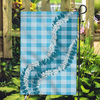 Blue Hawaii Palaka Garden Flag Hawaiian Honohono Lei LT05 Garden Flag Blue - Polynesian Pride
