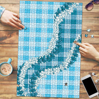 Blue Hawaii Palaka Puzzle Hawaiian Honohono Lei