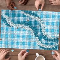 Blue Hawaii Palaka Puzzle Hawaiian Honohono Lei