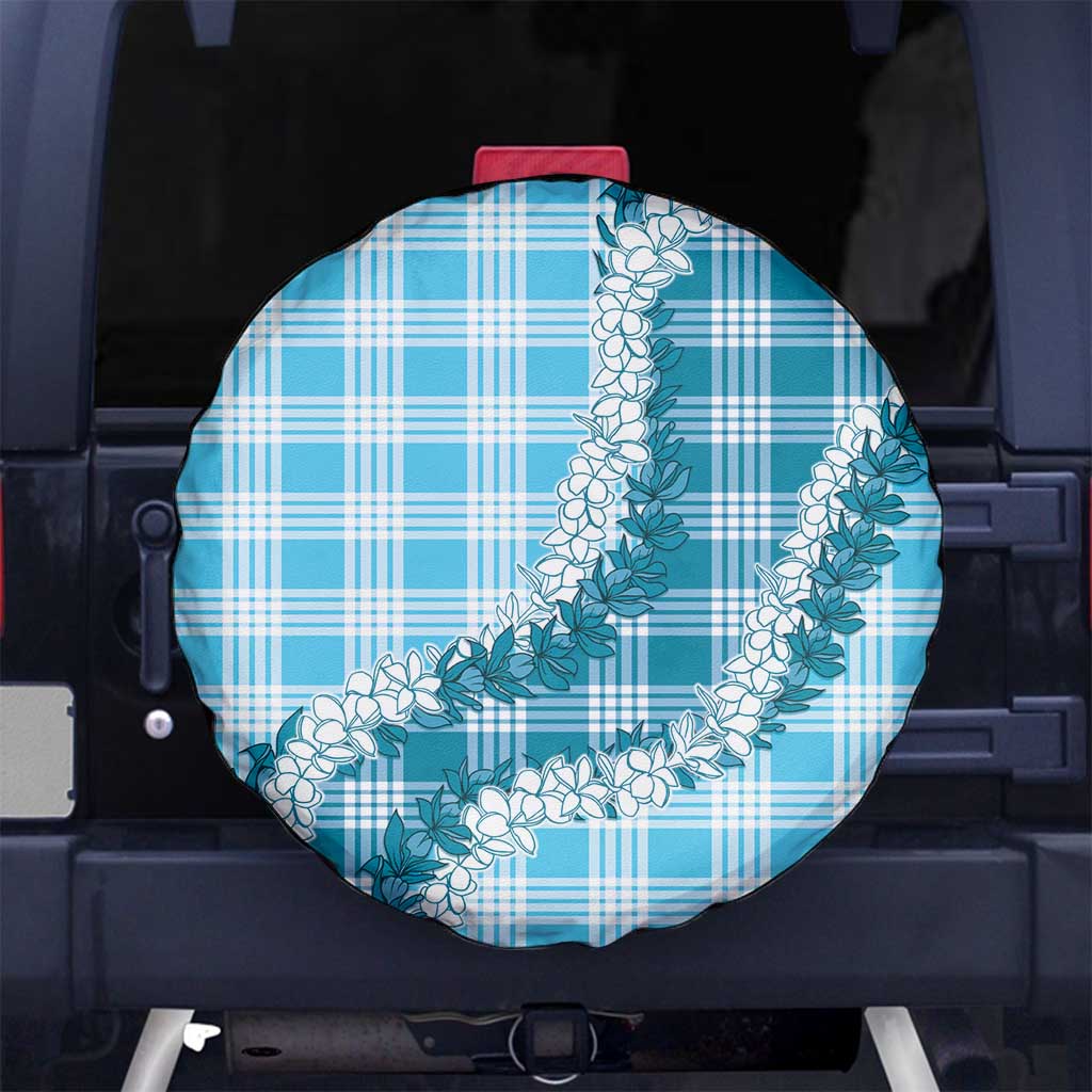 Blue Hawaii Palaka Spare Tire Cover Hawaiian Honohono Lei
