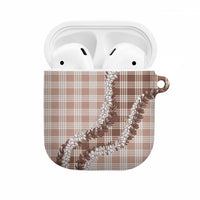 Beige Hawaii Palaka AirPods Case Hawaiian Honohono Lei LT05 Beige - Polynesian Pride