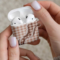 Beige Hawaii Palaka AirPods Case Hawaiian Honohono Lei LT05 - Polynesian Pride
