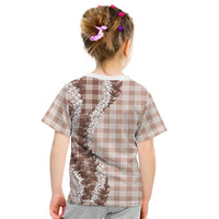 Beige Hawaii Palaka Kid T Shirt Hawaiian Honohono Lei