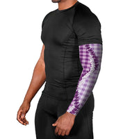 Violet Hawaii Palaka Arm Sleeves Hawaiian Honohono Lei