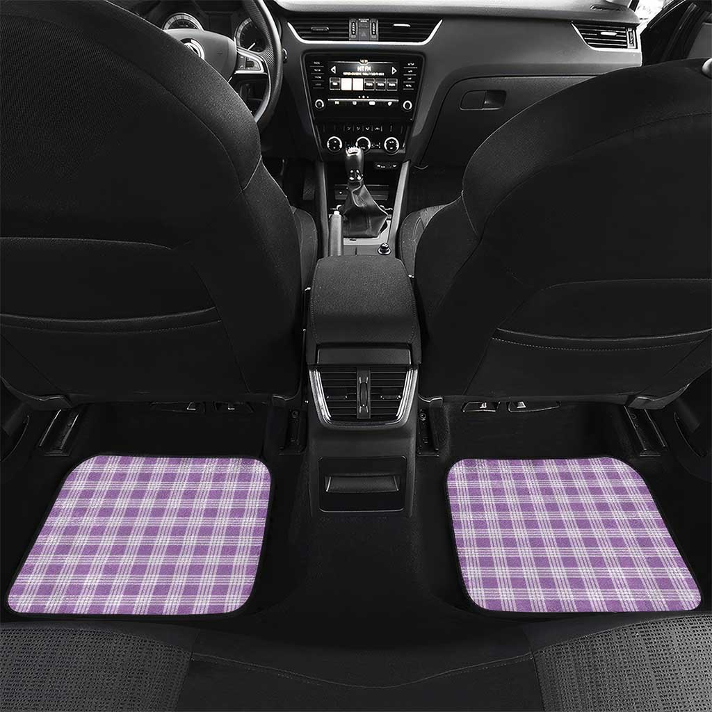 Violet Hawaii Palaka Car Mats Hawaiian Honohono Lei