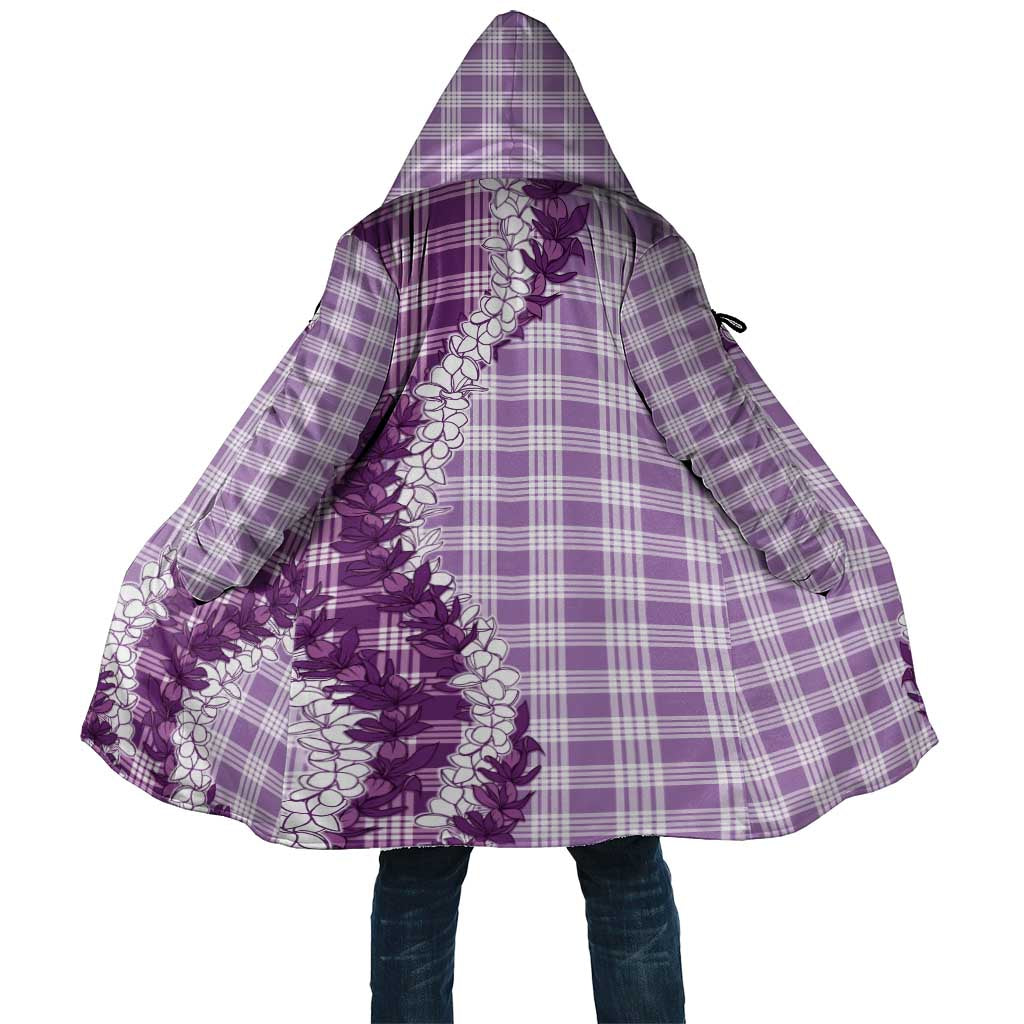 Violet Hawaii Palaka Cloak Hawaiian Honohono Lei