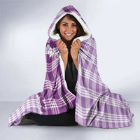 Violet Hawaii Palaka Hooded Blanket Hawaiian Honohono Lei LT05 - Polynesian Pride