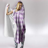 Violet Hawaii Palaka Hooded Blanket Hawaiian Honohono Lei LT05 - Polynesian Pride