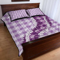 Violet Hawaii Palaka Quilt Bed Set Hawaiian Honohono Lei LT05 - Polynesian Pride