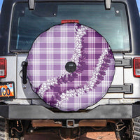 Violet Hawaii Palaka Spare Tire Cover Hawaiian Honohono Lei