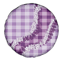 Violet Hawaii Palaka Spare Tire Cover Hawaiian Honohono Lei