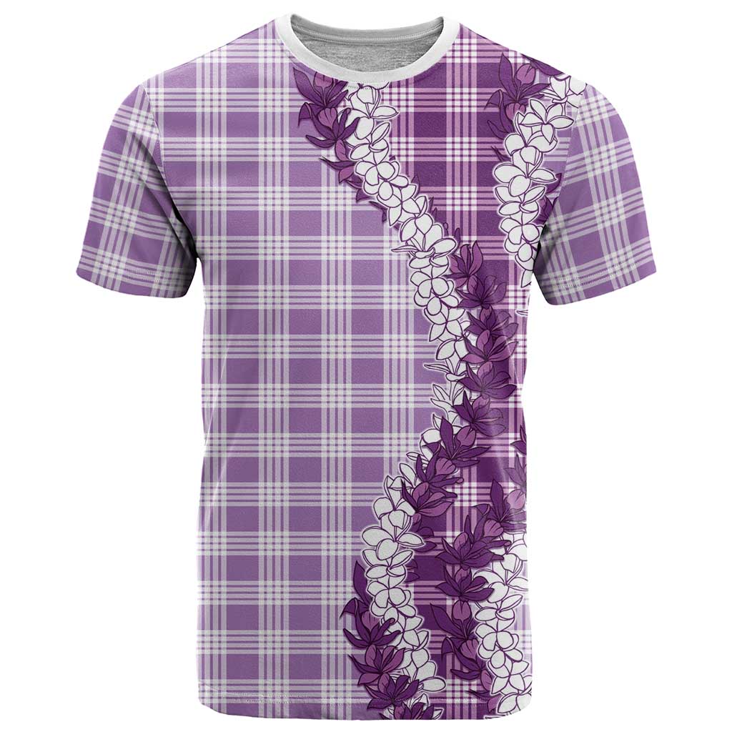 Violet Hawaii Palaka T Shirt Hawaiian Honohono Lei LT05 Violet - Polynesian Pride
