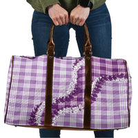 Violet Hawaii Palaka Travel Bag Hawaiian Honohono Lei