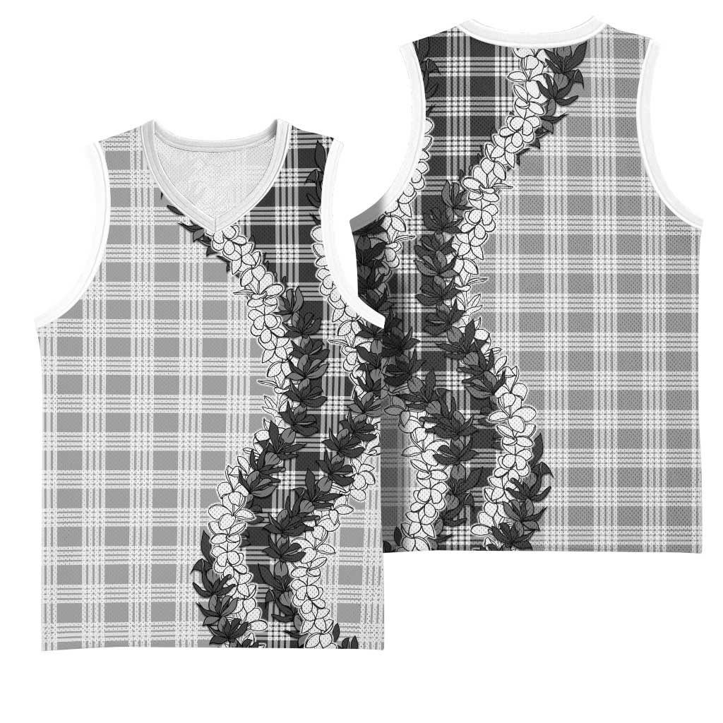 Gray Hawaii Palaka Basketball Jersey Hawaiian Honohono Lei