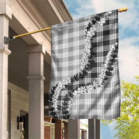 Gray Hawaii Palaka Garden Flag Hawaiian Honohono Lei LT05 House Flag Gray - Polynesian Pride