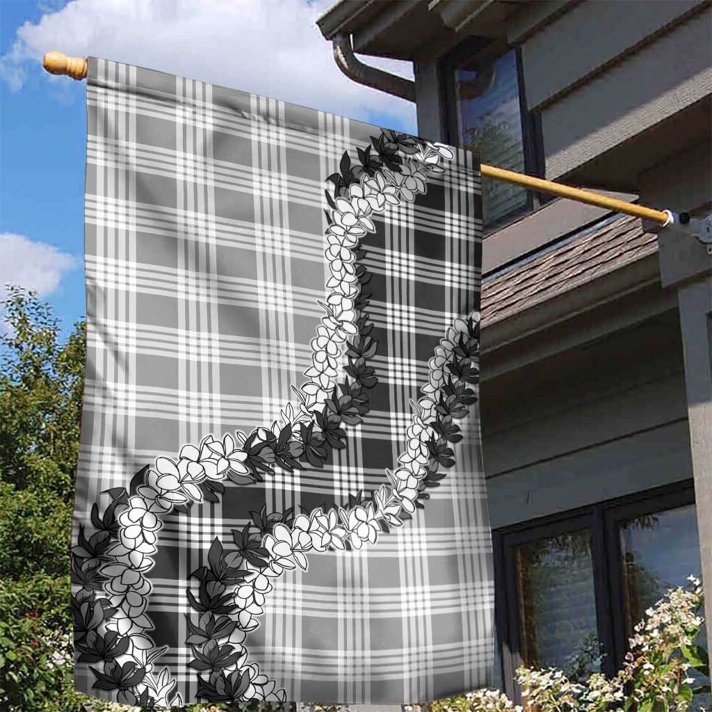 Gray Hawaii Palaka Garden Flag Hawaiian Honohono Lei LT05 - Polynesian Pride