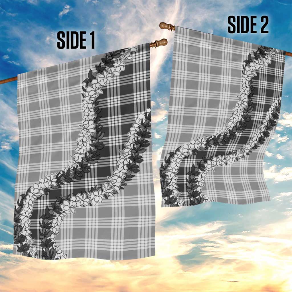 Gray Hawaii Palaka Garden Flag Hawaiian Honohono Lei LT05 - Polynesian Pride