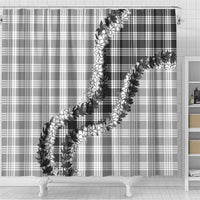 Gray Hawaii Palaka Shower Curtain Hawaiian Honohono Lei LT05 - Polynesian Pride