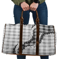 Gray Hawaii Palaka Travel Bag Hawaiian Honohono Lei