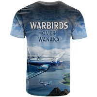 New Zealand Wanaka Air Show T Shirt With Maori Pattern