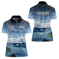 New Zealand Wanaka Air Show Women Polo Shirt With Maori Pattern