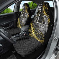 Hawaii King Kamehameha The Great Car Seat Cover Gold Tribal Tattoo