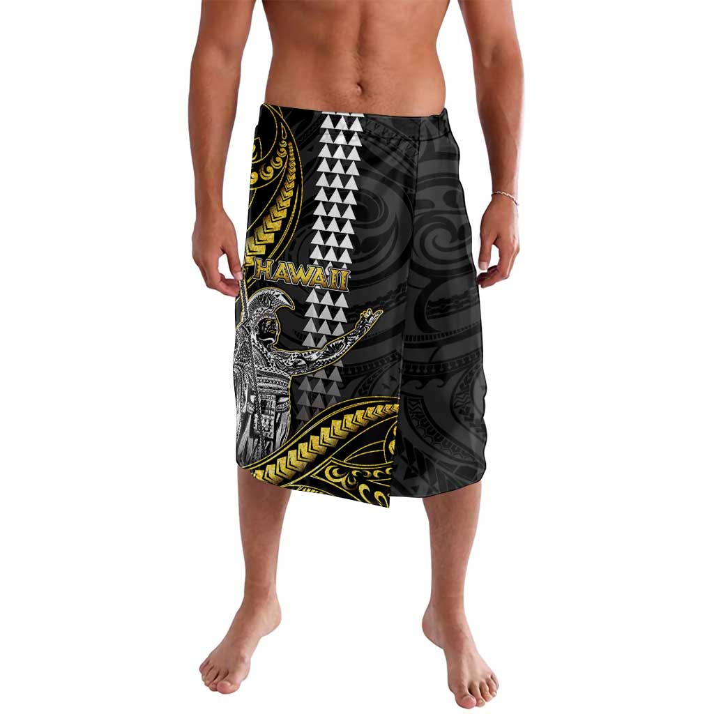 Hawaii King Kamehameha The Great Lavalava Gold Tribal Tattoo