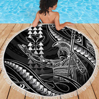 Hawaii King Kamehameha The Great Beach Blanket Black Tribal Tattoo
