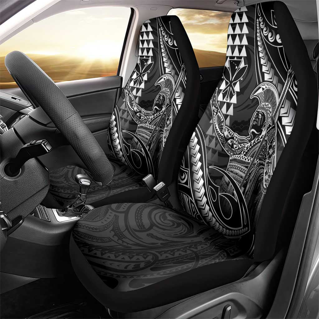 Hawaii King Kamehameha The Great Car Seat Cover Black Tribal Tattoo