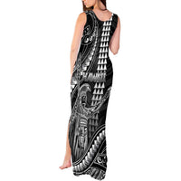Hawaii King Kamehameha The Great Tank Maxi Dress Black Tribal Tattoo