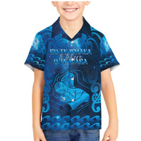 Personalised New Zealand Mother's Day Family Matching Mermaid Dress and Hawaiian Shirt Ko Te Whaea Te Takere O Te Waka