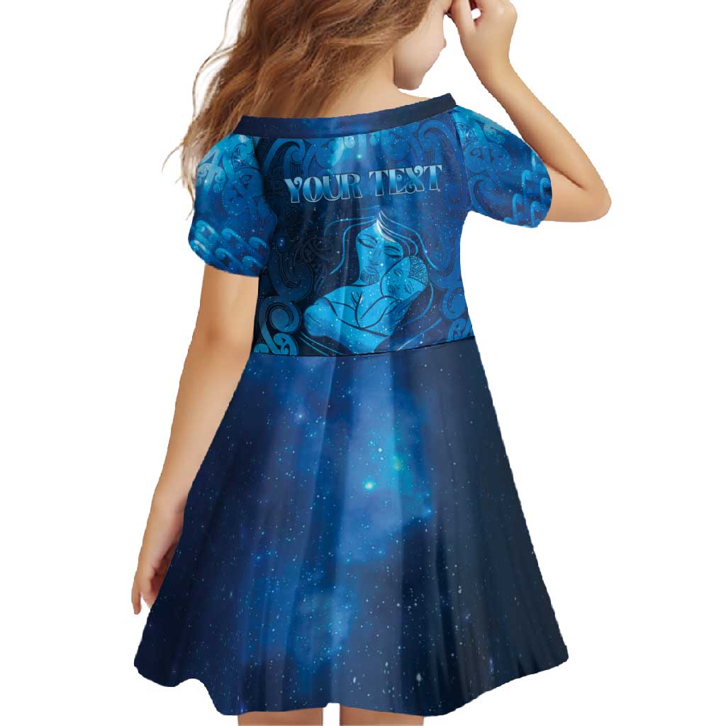 Personalised New Zealand Mother's Day Family Matching Short Sleeve Bodycon Dress and Hawaiian Shirt Ko Te Whaea Te Takere O Te Waka