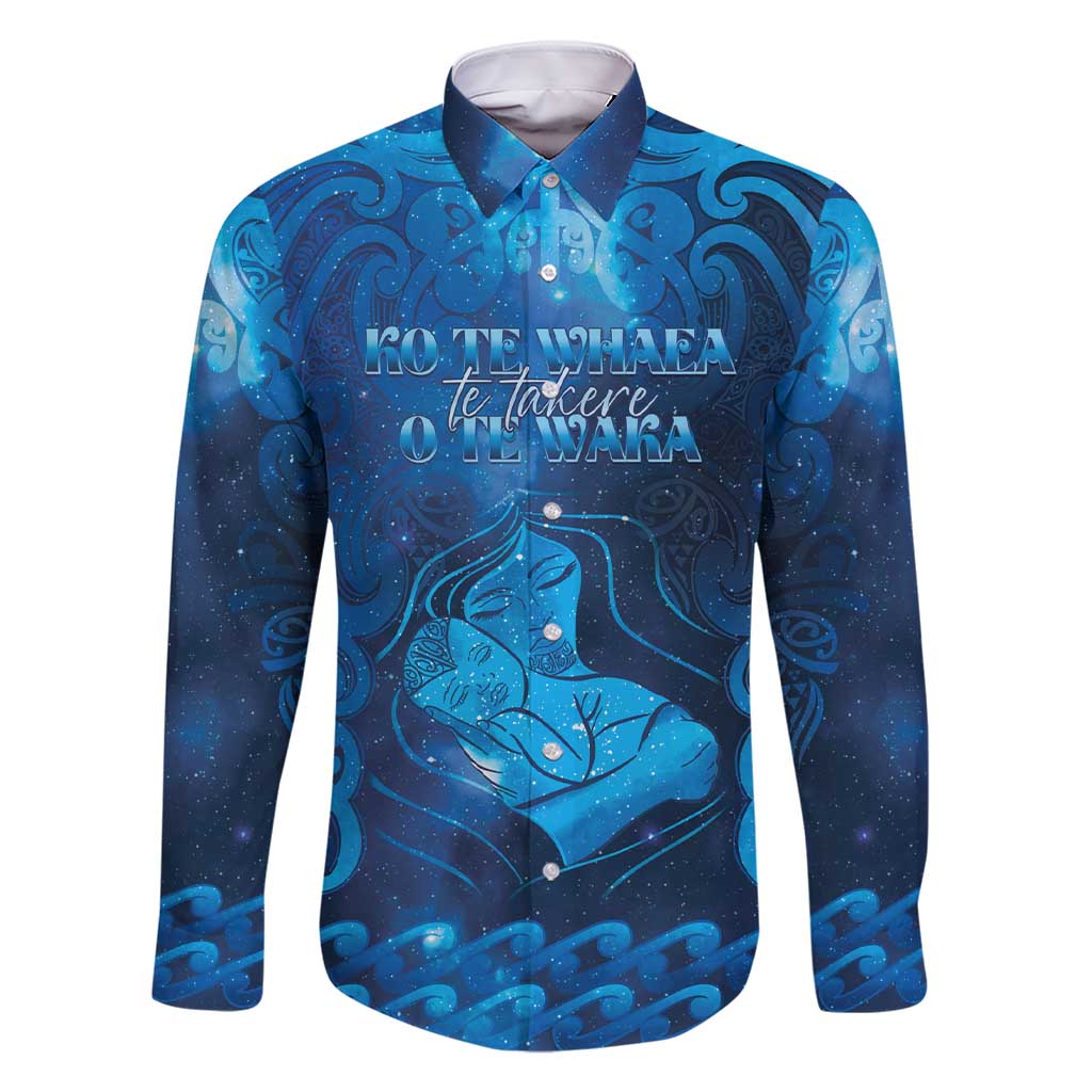 Personalised New Zealand Mother's Day Family Matching Short Sleeve Bodycon Dress and Hawaiian Shirt Ko Te Whaea Te Takere O Te Waka