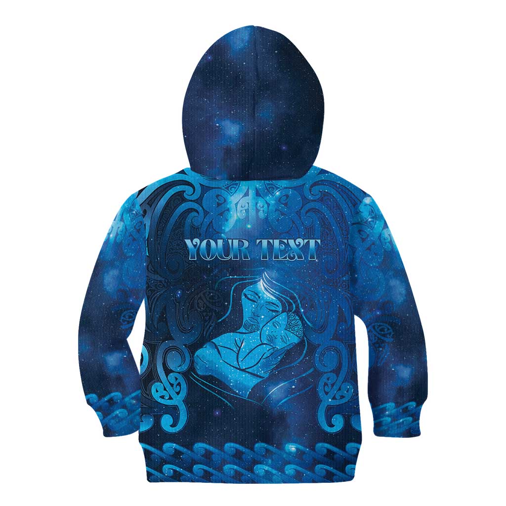 Personalised New Zealand Mother's Day Kid Hoodie Ko Te Whaea Te Takere O Te Waka