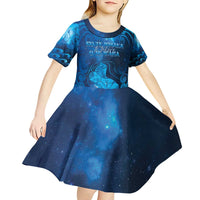 Personalised New Zealand Mother's Day Kid Short Sleeve Dress Ko Te Whaea Te Takere O Te Waka