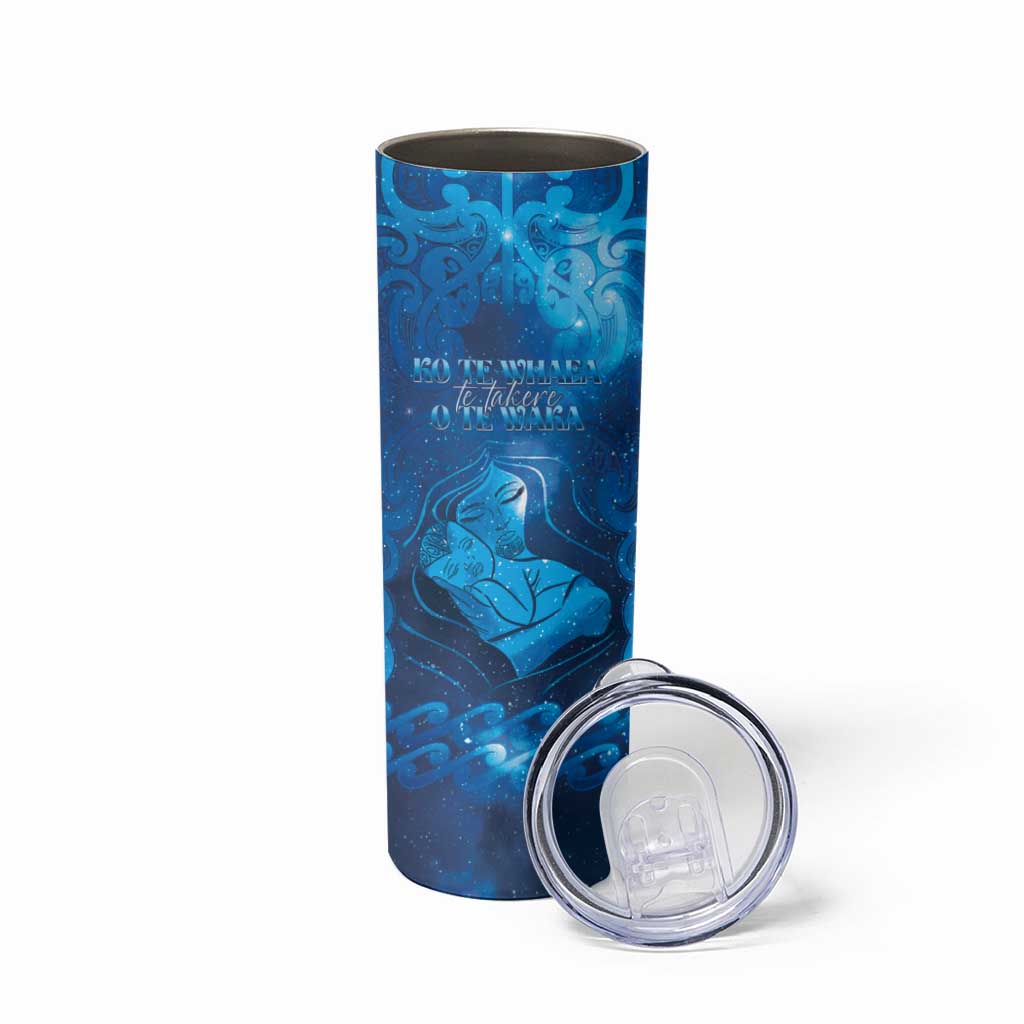 Personalised New Zealand Mother's Day Skinny Tumbler Ko Te Whaea Te Takere O Te Waka