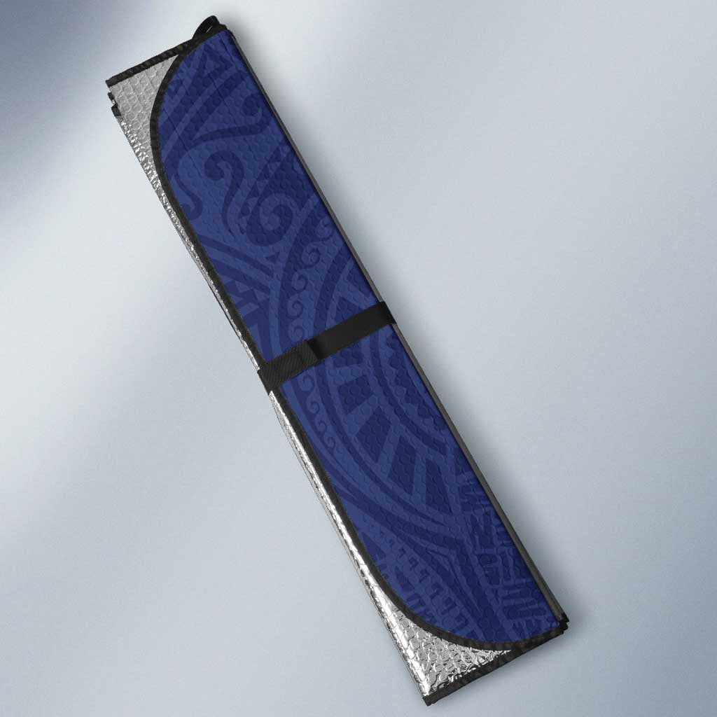 American Samoa Eagle Auto Sun Shade Polynesian Tribal Pattern Curve Style