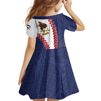 American Samoa Eagle Family Matching Tank Maxi Dress and Hawaiian Shirt Polynesian Tribal Pattern Curve Style LT05 - Polynesian Pride