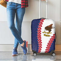 American Samoa Eagle Luggage Cover Polynesian Tribal Pattern Curve Style
