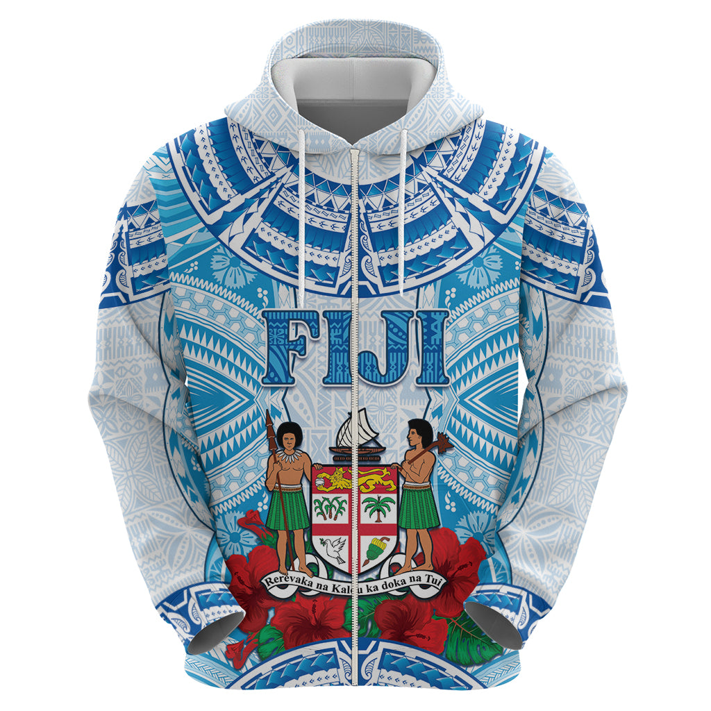 Personalised Fiji Ratu Sir Lala Sukuna Day Hoodie Hibiscus Tapa Pattern