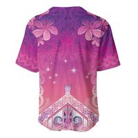 New Zealand Matariki Baseball Jersey Maori Marae Purple Galaxy
