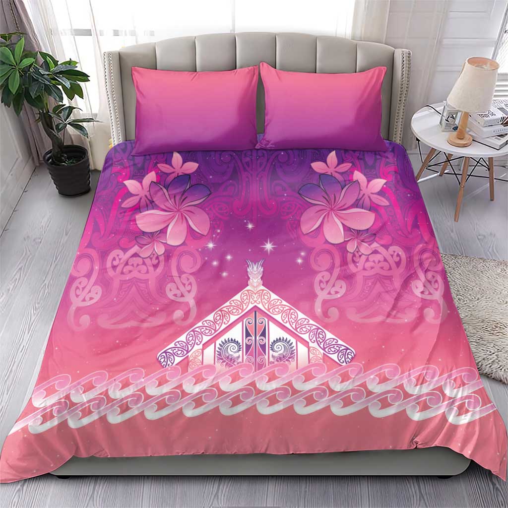 New Zealand Matariki Bedding Set Maori Marae Purple Galaxy