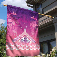New Zealand Matariki Garden Flag Maori Marae Purple Galaxy