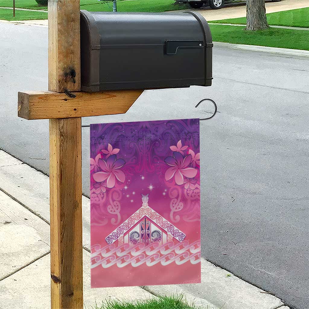 New Zealand Matariki Garden Flag Maori Marae Purple Galaxy