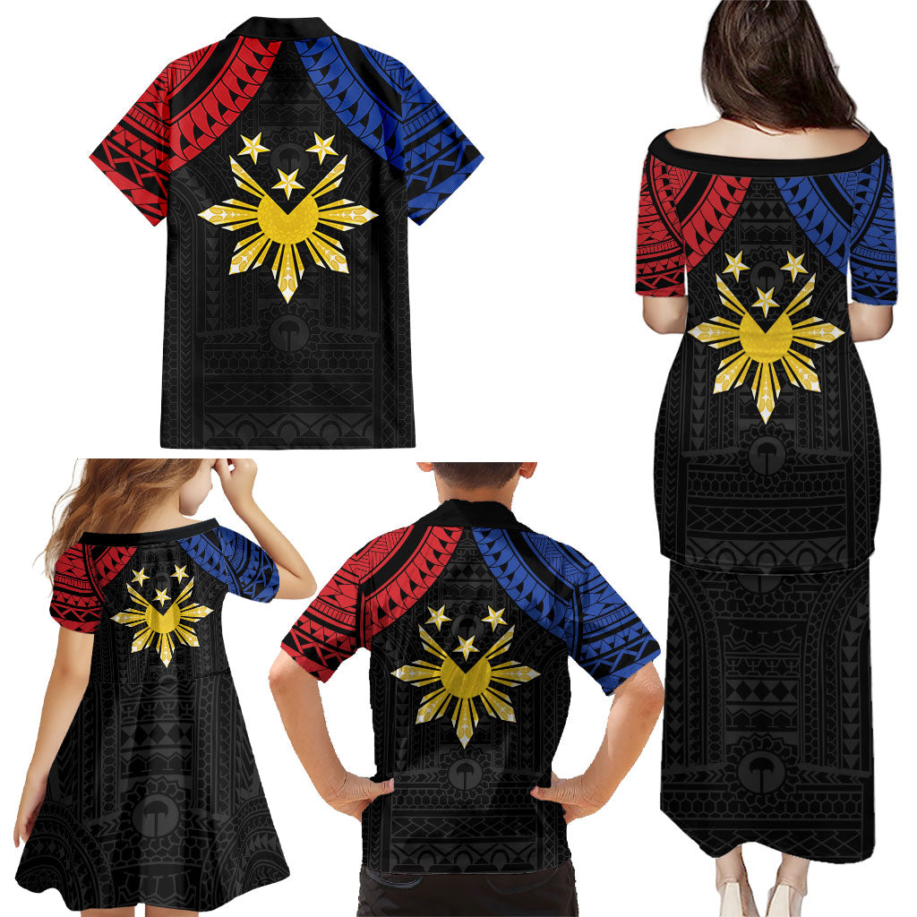 Philippines Independence Day Family Matching Puletasi and Hawaiian Shirt Proud To Be Pinoy LT05 - Polynesian Pride