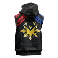 Philippines Independence Day Sleeveless Hoodie Proud To Be Pinoy LT05 - Polynesian Pride