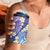 Plumeria With Galaxy Gradient Polynesian Tattoo Pattern 4 in 1 Can Cooler Tumbler