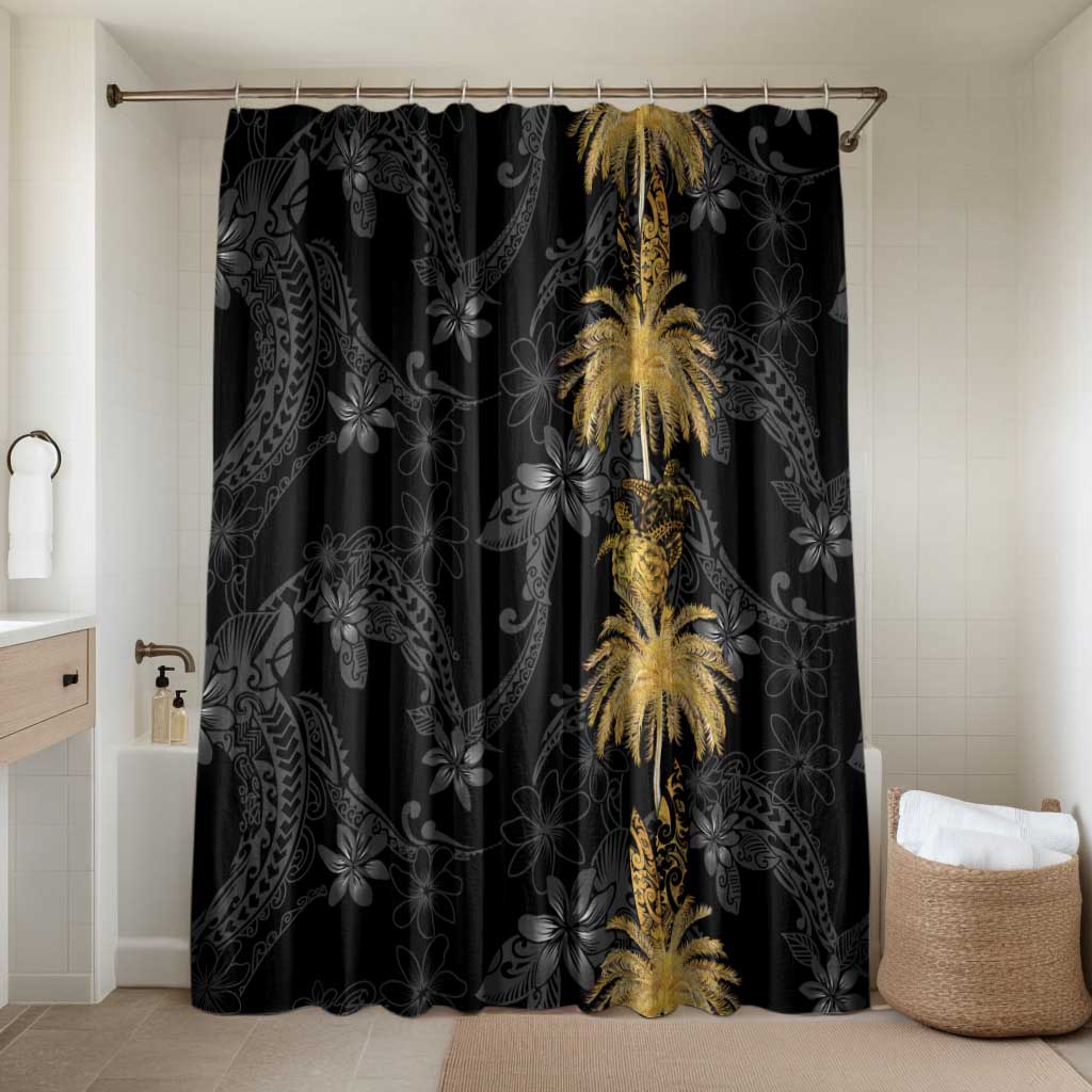 Hawaiian Honu And Surfboards Bathroom Set Gold Style - Polynesian Pride