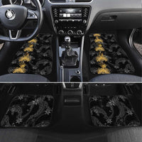 Hawaiian Honu And Surfboards Car Mats Gold Style - Polynesian Pride